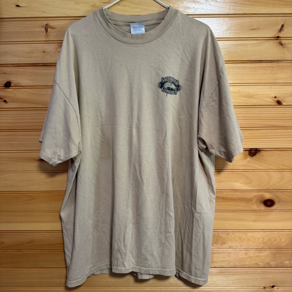 Saltwater Concepts Kingfish Classic Florida Hanes Beige Graphic Tee XXL